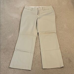 Gap Women's Khaki Wide Leg Dress Pants Size 12 Regular (Like New)